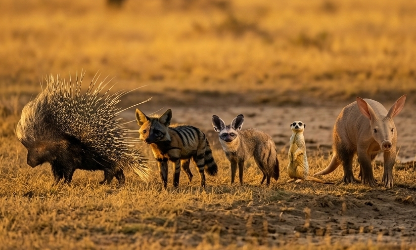 Shy Five of Africa.
