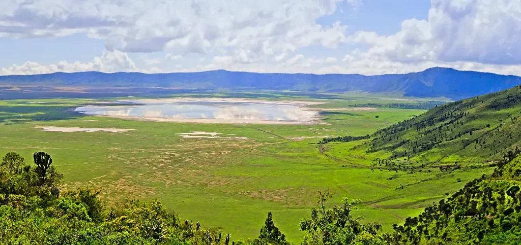 Ngorongoro landscape in December