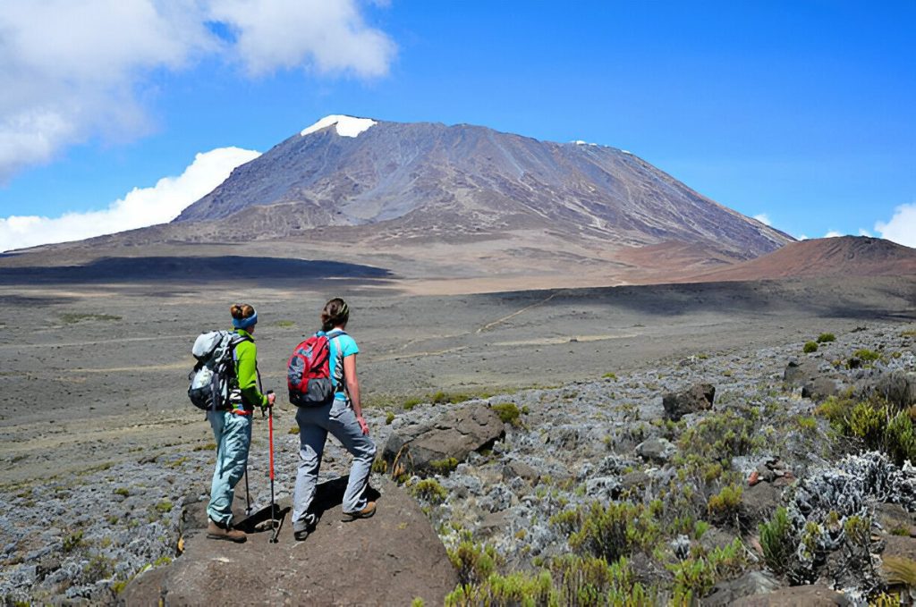 Mount Kilimanjaro in February.